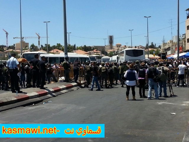 مواجهات في باحات الاقصى  وشوارع القدس في الجمعه الحزينة  